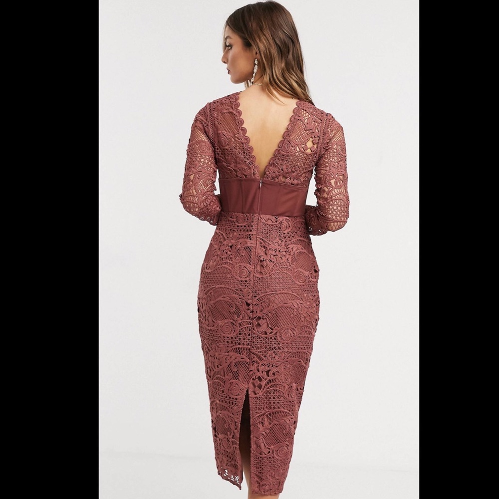 NWT ASOS EDITION lace midi dress - Picture 3 of 3